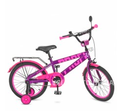 Велосипед детский PROF1 18д. T18174 Flash (фиолетовый)